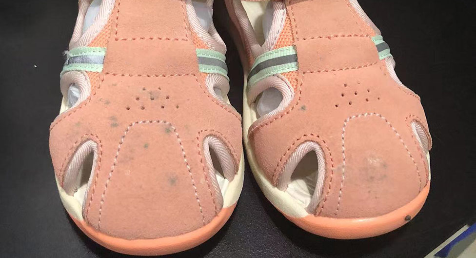 反绒皮童鞋翻箱除霉指导书